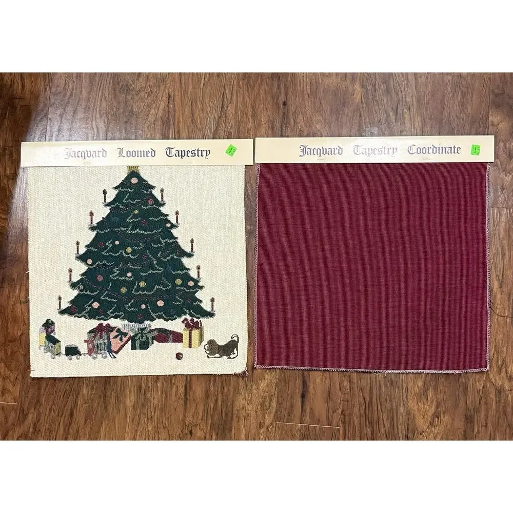9 NOS New Assorted Christmas Holiday Decorative Sew Craft Pillow Tapestry Panels